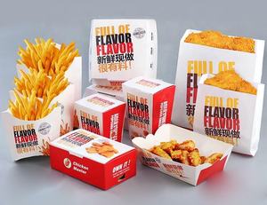 Bandeja <span class=keywords><strong>de</strong></span> papel Biodegradable para comida rápida, caja <span class=keywords><strong>de</strong></span> hamburguesas, máquina para pegar, caja <span class=keywords><strong>de</strong></span> comida - Product Image 4