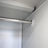 Meubles de vestiaire pour terrain de tennis, armoire métallique à deux portes avec serrure électronique, durable et imperméable
