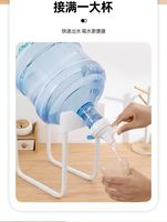 Support de distribution d'eau pour camping, pour bouteilles et bidons de gallon, avec robinet distributeur