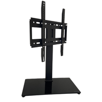 Stand TV tanpa lubang, dudukan vertikal desktop TV plasma ruang tamu untuk beberapa model