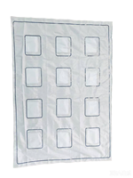 Couverture thermique jetable en feuille d'aluminium scellée individuellement, prête pour la vente en magasin extérieur et en supermarché