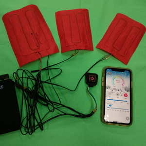 Almohadilla de calefacción eléctrica de fibra de carbono portátil USB infrarrojo lejano de temperatura de Control de aplicación inteligente personalizado - Product Image 3