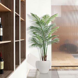 Factory Wholesale <strong>Large</strong> Diameter Artificial Plant Decorative Pot Imitation Cement Plastic <strong>Flowerpot</strong> for Artificial Tree Flower - Product Image 4