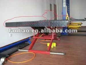 Molto a buon mercato moto pneumatico forbice lift ATV lift tavolo Shanghai Fanbao QJYS1 con CE approvato