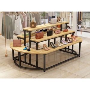 Stand <span class=keywords><strong>Display</strong></span> Sepatu & Tas Gaya Cina Merk SEM 3-Tingkat Multi-Layer untuk Pusat Perbelanjaan - Product Image 4