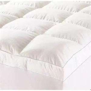 <span class=keywords><strong>Surmatelas</strong></span> matelassé de luxe en coton 100% ultra-doux et <span class=keywords><strong>moelleux</strong></span>, 1000 g/m², pour un confort optimal à la maison - Product Image 3
