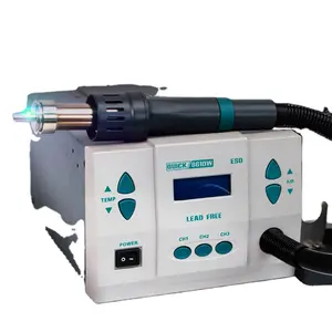 QUICK 861DW 1000W Heating Air Gun Lead Free Soldering Station Motherboard Desoldering Back Glass Removal Rework Station Repair