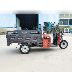Triciclo Eléctrico Motocicleta de Tres Ruedas para Adultos 1000 W Vehículo de Transporte de Carga Eléctrico Triciclos de 1000W con Cama Volquete - Product Image 2