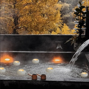 Flameless nhựa không thấm nước nến trà ánh sáng lãng mạn trang trí đám cưới nhấp nháy nước nổi <span class=keywords><strong>LED</strong></span> tealight nến - Product Image 3