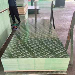 Chất lượng cao Poplar phim phải đối mặt với ván ép 4*8 chân 1220*2440*18mm/17mm/15mm kích thước tùy chỉnh WBP keo Bạch Dương lõi chống ẩm E1 - Product Image 1