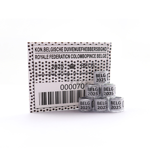 Geshifeng Fci 2023 Metalen Ring Aluminium Nieuwe Duivenringen Custom Voor Duiven - Product Image 1