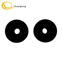 Roller Karet Hitam NCR S2 445-0587811 DISPENSER PINCH ROLLER TENSION SMALL FLAT 58XX 66XX ATM CRM CRS Selfserv Kiosk 4450587811