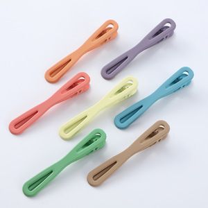 Korean Style Macaron Color Seamless Duckbill Hair Clips 12 Cm For Women Daily Use - Product Image 1