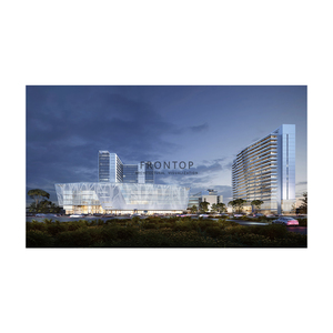 Dịch vụ kết xuất <span class=keywords><strong>3D</strong></span> bệnh viện trực quan kiến trúc cho các cơ sở y tế - Product Image 5