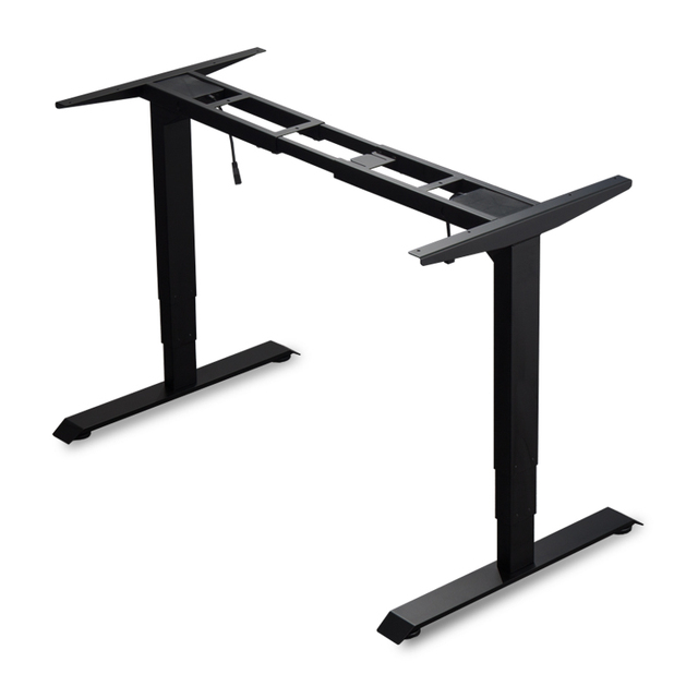 Electric Modern Standing Desk Ergonomic Dual Motor Height Adjustable Table Frame Sit Stand Computer Desk Home Office