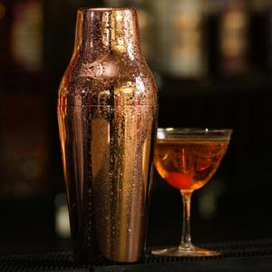 Mini mélangeur en cuivre personnalisé, outil de barman, vente en gros, en vrac, petit <span class=keywords><strong>Shaker</strong></span> à <span class=keywords><strong>Cocktail</strong></span> en acier inoxydable, couleur or Rose, 500ml - Product Image 2