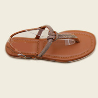 Sandales plates confortables pour femmes, style décontracté chic, idéales pour la plage et l'extérieur, collection été, directement de l'usine