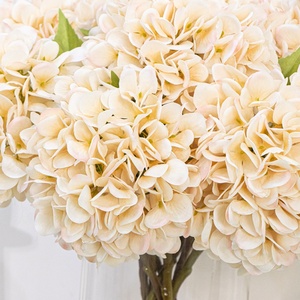 Modern Minimalist Handmade Light Pink Hydrangea Bouquet Artificial <strong>Flower</strong> Glass <strong>Vase</strong> Premium Customized Size Valentine's Day - Product Image 5