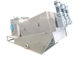 Volute Type Sludge Dehydrator Solid Liquid Separation Municipal Wastewater Treatment Plant Animal Manure Screw Press Dehydrator