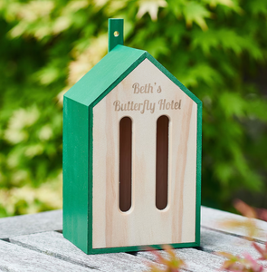 Gepersonaliseerd houten huisje tuinhotel groene huisjes eco hout insecten cadeau mooi houten insectenverblijf - Product Image 2