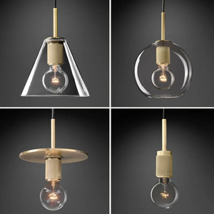 Nordic Modern <strong>Small</strong> Indoor Glass LED Pendant <strong>Light</strong> with Decorative Glass <strong>Shade</strong> for Dining Bar Kitchen Island Hanging Ceiling - Product Image 4