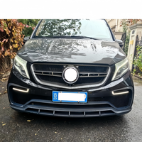 Parachoques de Fibra de Carbono, Rejilla, Kit de Carrocería, Capó para Mercedes-Benz V260 W447, Clase V W447 TOPCAR