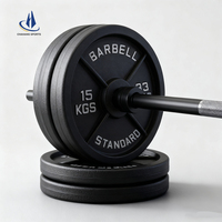 Poids de musculation solides de haute qualité Chahang Gym pour haltères, musculation, plaques de poids peintes pour la musculation FITNESS