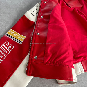 ผู้ผลิตเสื้อผ้า OEM รับทำโลโก้ปัก เสื้อแจ็คเก็ตหนังมอเตอร์ไซค์แบบหนาสำหรับผู้หญิง สไตล์วินเทจสำหรับนักแข่ง - Product Image 3