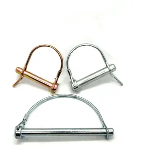 304 Stainless SteelHitch Spring PinD Type Safety Snap Lock Pin Galvanized Steel Hose Clamp