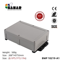 BWP 10219-A Durable ABS En Plastique Étanche Industrielle Contrôleur Logement Étanche Boîte de Jonction Boîtier Instruments