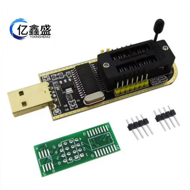 CH341B Programmer USB Flash BIOS 24 25 Burner For Motherboard Router LCD