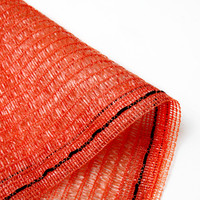 Filets en plastique HDPE orange/jaune Clôture de sécurité Maille de barrière d'avertissement routier