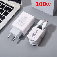Chargeur Adaptateur Secteur Ultra-Rapide 6A avec Câble USB-C pour Infinix/TECNO 100W Note 50 40 30 Pro Zero 40 30 Hot 50 40 30