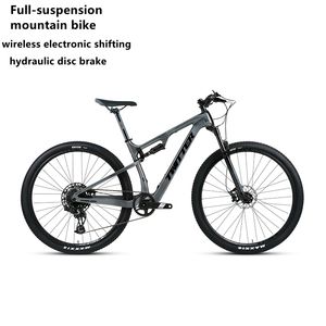 Vélo de montagne en carbone Deore Mtb avec suspension complète vélo Shox arrière pour adultes - Product Image 1