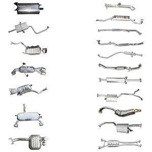 Auto Auspuff Edelstahl rohre Autozubehör Auspuff Auto Schall dämpfer für Hyundai-Kia - Product Image 1