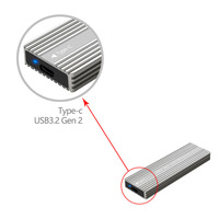KDATA M2 PSSD Type-C 1000 Mo/s Haute Vitesse USB3.2 Gen2 10 Gb/s Disque Dur Externe en Alliage d'Aluminium 512 Go 1 To 2 To SSD Portable