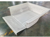 Convient pour Hilux Revo Vigo SR5 Version Moyen-Orient Kits d'intérieur thaïlandais avec boîte arrière en plastique blanc Boîte à trésors et tapis de voiture
