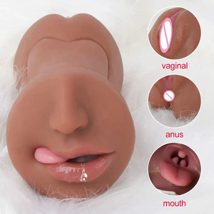 Masturbatore Maschile Realistico 3 in 1 <span class=keywords><strong>con</strong></span> Vagina Tascabile, 100% Impermeabile e Delicato sulla Pelle - Product Image 2