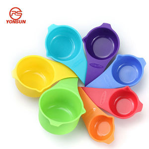 Cucharas medidoras de plástico de colores, juego de utensilios para hornear, repostería, cocina <span class=keywords><strong>en</strong></span> polvo, con nivelador, 15 Uds. - Product Image 4