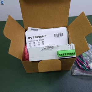Module de sortie analogique DVP02DA-S d'origine, système de contrôle d'automatisation industrielle PLC, équipement de qualité fiable, expédition rapide - Product Image 1