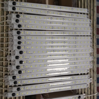 Barre lumineuse LED en aluminium DC12V/24V SMD5050 3500K-5000K blanc chaud avec télécommande, pour aménagement paysager, IP67, ROHS