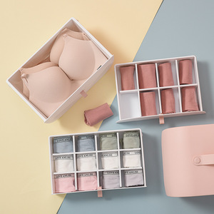 Boîte plastique étanche à la poussière, boîtier de rangement de cosmétiques boîte de rangement de <span class=keywords><strong>sous</strong></span>-vêtements chaussettes boîte de nettoyage de <span class=keywords><strong>bureau</strong></span> - Product Image 2