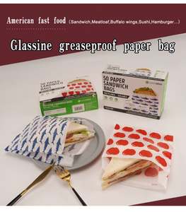 Sacs en papier réutilisables, fabrication, résistants à la graisse, papier sulfurisé, papier ciré, emballage pour sandwich, biscuits, pâtisserie, nourriture, collation - Product Image 6