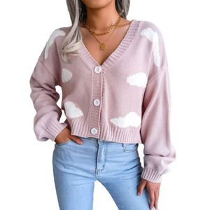Ins Style Live Shot of New European and American Knitted Cardigan Vêtements pour femmes en automne et en hiver - Product Image 5