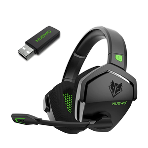 Casque de jeu sans fil <span class=keywords><strong>NUBWO</strong></span> G06 2,4 GHz avec microphone à réduction de bruit, son stéréo - Product Image 1