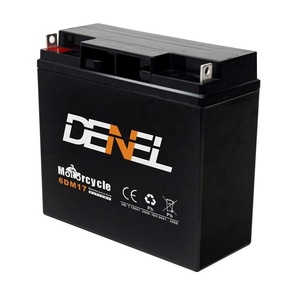 <span class=keywords><strong>Batterie</strong></span> <span class=keywords><strong>moto</strong></span> DENEL 6DM17 <span class=keywords><strong>12V</strong></span> <span class=keywords><strong>17Ah</strong></span> AGM au plomb, plaques épaissies, nouvelle, courant de démarrage 300A pour tricycle, scooter, VTT - Product Image 4