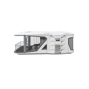 Intelligent Outdoor Park Mobile Capsule House 40ft Container Homes Luxury Modern Prefab Homes