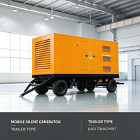 Groupe électrogène diesel super silencieux Cummins Weichai Yuchai 80 kW 100 kVA 60 Hz monophasé à commande numérique