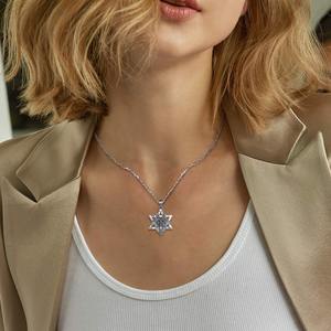 Merryshine 925 in <span class=keywords><strong>argento</strong></span> Sterling <span class=keywords><strong>leone</strong></span> aquila toro pavimentato gioiello stella della stella di David <span class=keywords><strong>collana</strong></span> pendente per gli uomini - Product Image 6