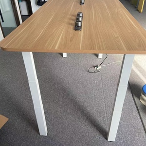 Bốn động cơ 4 chân lớn đứng bàn có thể điều chỉnh chiều cao bàn nhà văn phòng máy tính Máy Trạm điện ngồi đứng lên bàn - Product Image 4